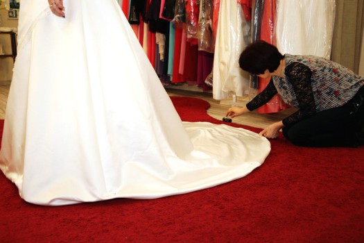 Brautkleider kürzen